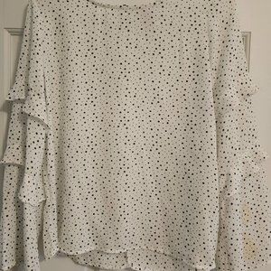 Polka dot blouse